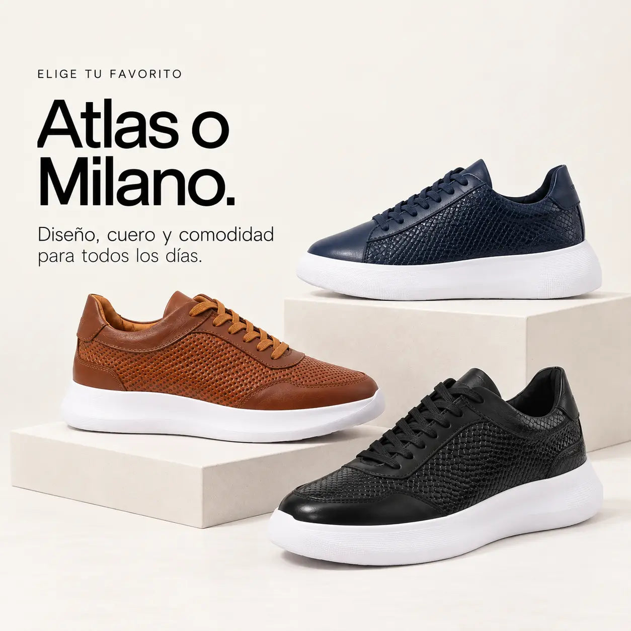 ZAPATOS DE CUERO PARA HOMBRE