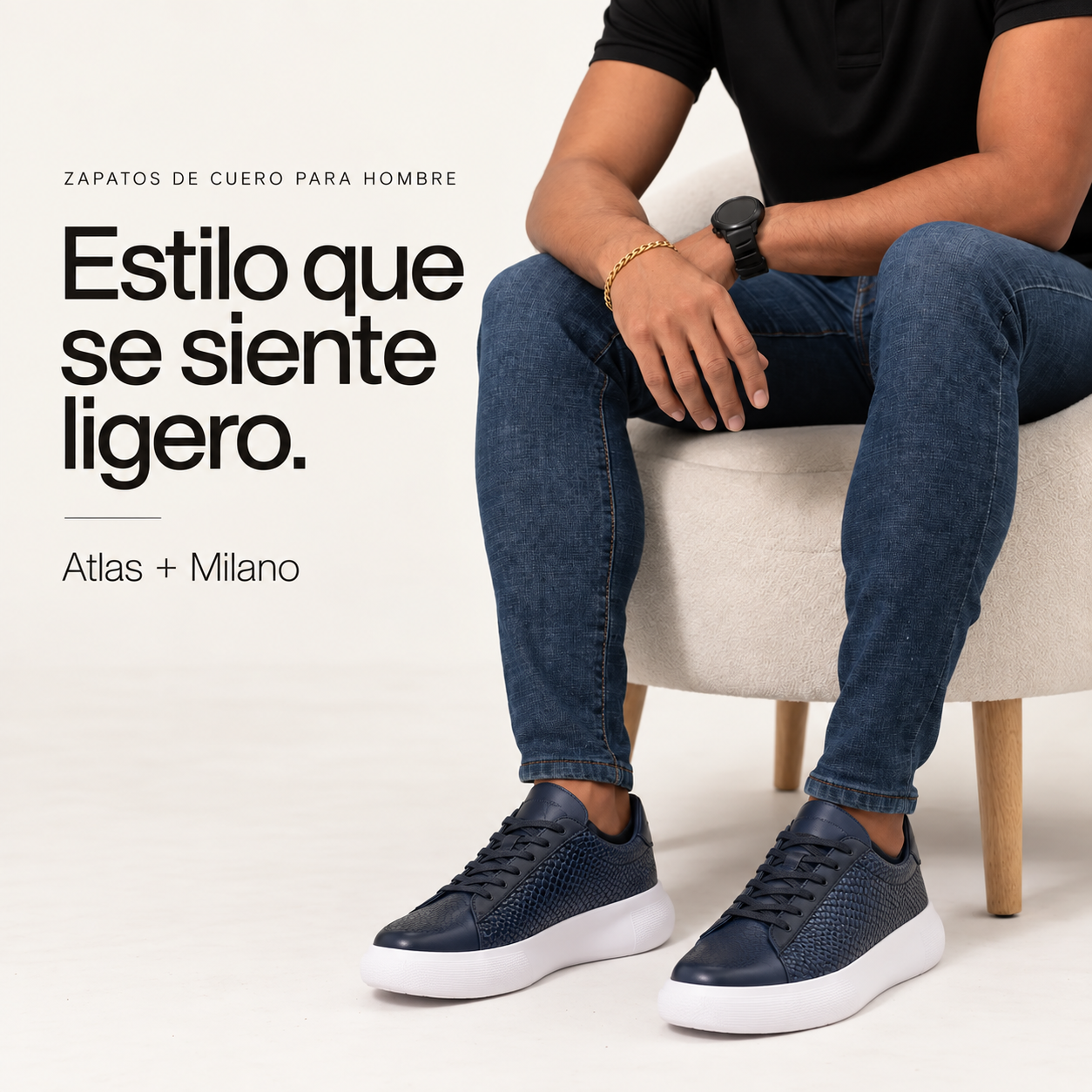 ZAPATOS DE CUERO PARA HOMBRE